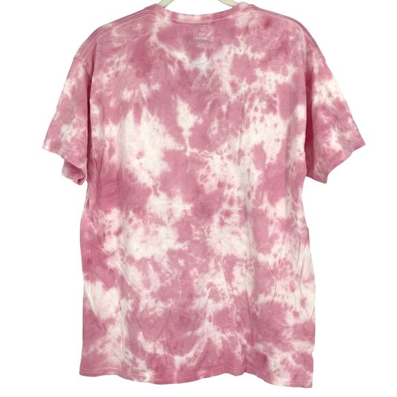 Officially Licensed Nirvana Nevermind Smiley Grunge Tee Pink Tie Dye Small NWOT - Picture 2 of 5